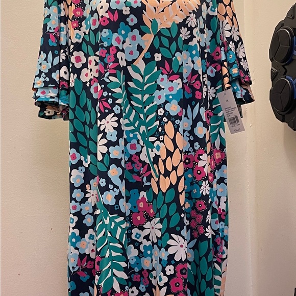 Kim Rogers Floral Midi Dress - Multicolor - Picture 3 of 5